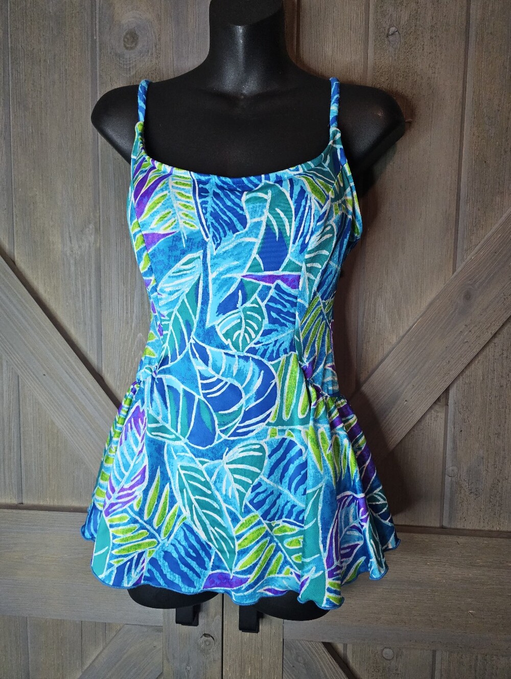 Vintage Cole of California Floral Swimsuit sz 8